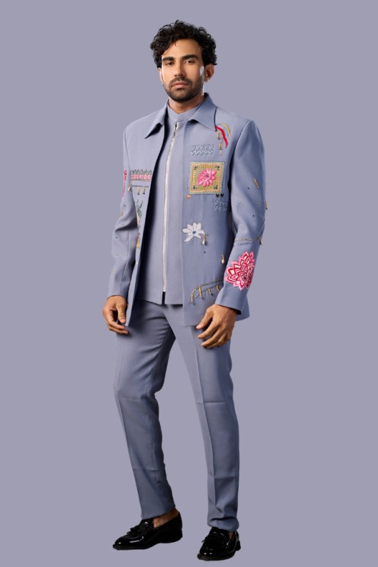 GRAY CRAPEJODHPURI